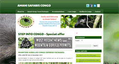Desktop Screenshot of amanisafaris-congo.com